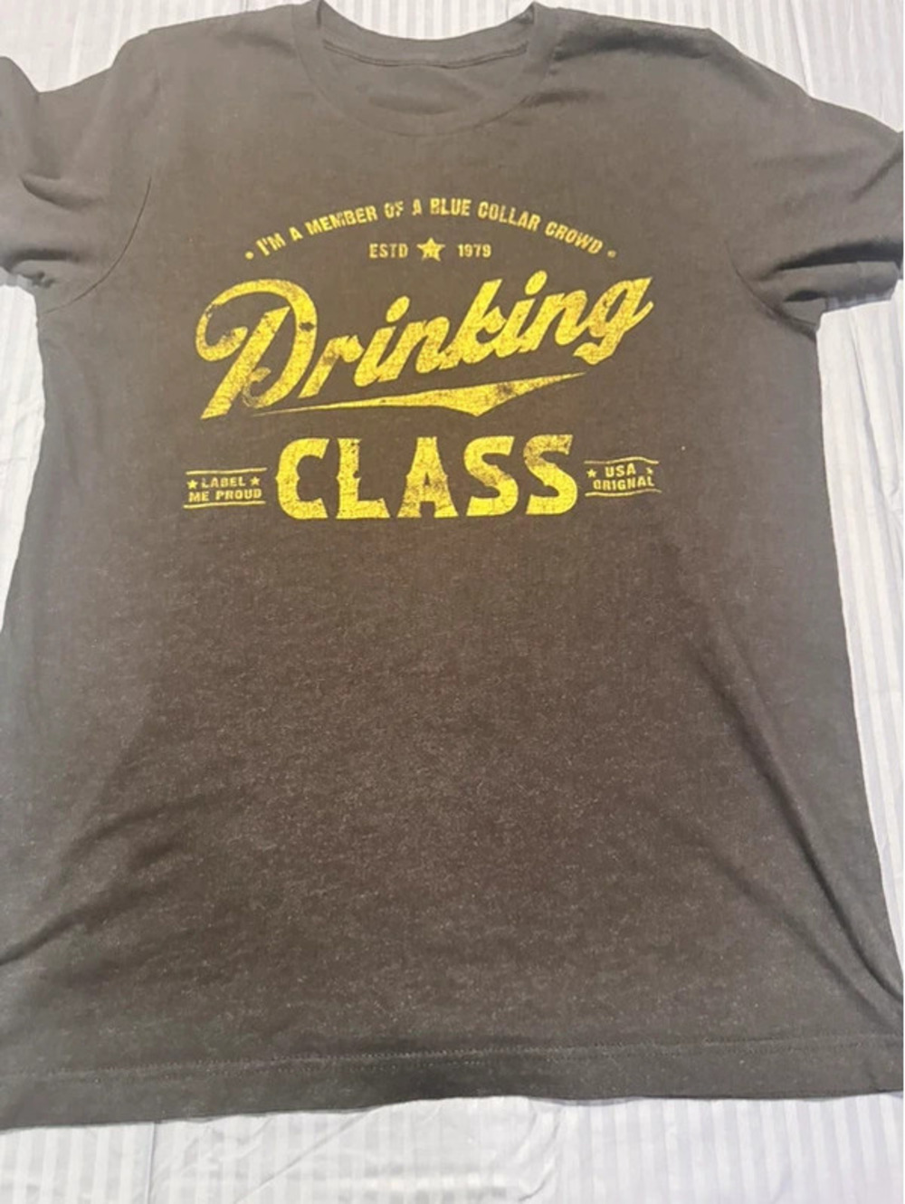 Lee Brice Drinking Class Country Music T-Shirt Size Small 1239